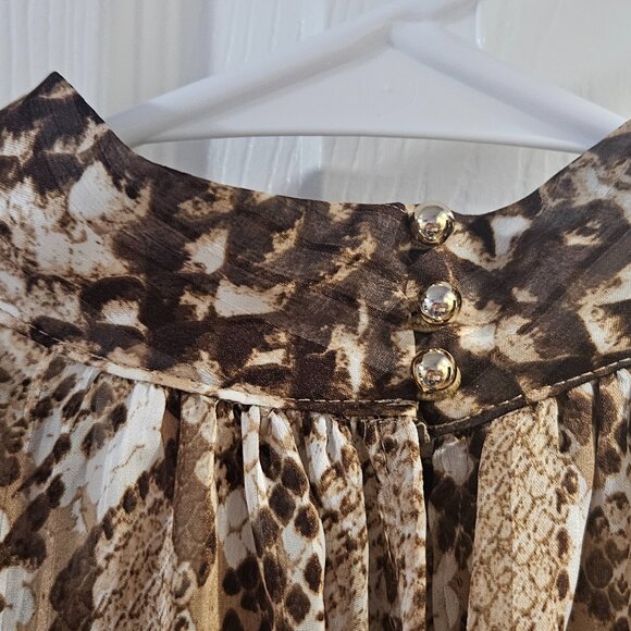 H&M Women's Snake Satin Blouse - Picture 2 of 5